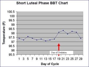 Fertility Testing BBT Chart Short Luteal