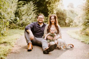 Happy family portrait after their success story following seeing a fertility specialist | Tennessee Reproductive Medicine | Chattanooga