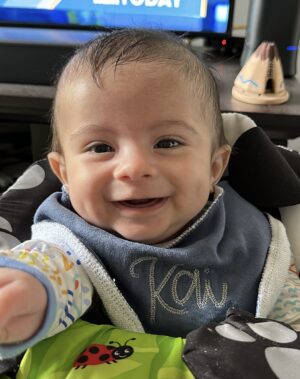 Kai, conceived using embryo donors, smiles at the camera | Tennessee Reproductive Medicine, Chattanooga, TN